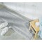 mDesign Large Modern Bath Mat Runner - Non-Skid Bathroom Runner Rug